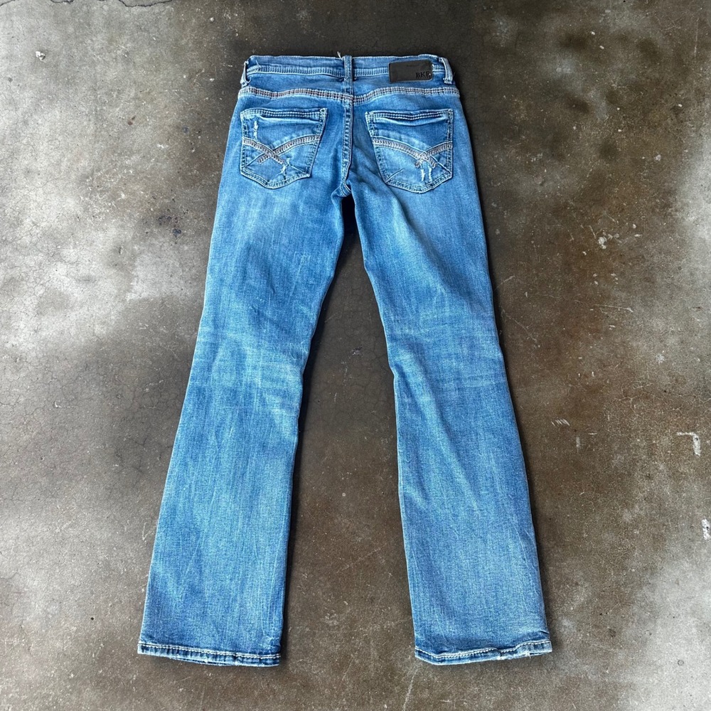 BKE Aiden Jeans Mens 29x30 Blue Good Distressed Straight Leg Denim